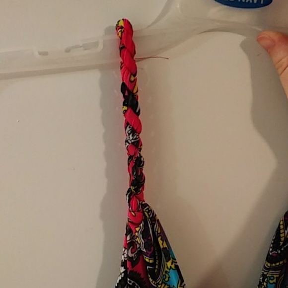 Spaghetti strap long dress with Paisley accent - Picture 3 of 3